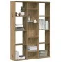 Divisor espacio/estantería aglomerado roble artesanal by , Room dividers - Ref: Foro24-855843, Price: 94,89 €, Discount: %