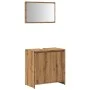 Juego de muebles baño 2 piezas madera ingeniería roble artisan by , Bathroom furniture - Ref: Foro24-856068, Price: 66,71 €, ...