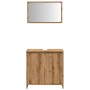 Juego de muebles baño 2 piezas madera ingeniería roble artisan von , Badezimmermöbel - Ref: Foro24-856068, Preis: 67,72 €, Ra...