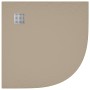 Plato de ducha SMC marrón 90x90 cm de vidaXL, Platos de ducha - Ref: Foro24-148929, Precio: 104,77 €