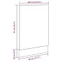 Panel para lavavajillas de madera de ingeniería roble artisian von , Küchenschränke - Ref: Foro24-856132, Preis: 19,77 €, Rab...