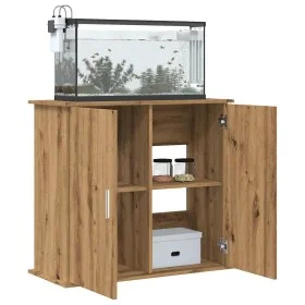 Soporte para acuario madera ingeniería roble artisan 81x36x73cm by , Aquarium supports - Ref: Foro24-857285, Price: 109,61 €,...