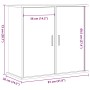 Soporte para acuario madera ingeniería roble artisan 81x36x73cm by , Aquarium supports - Ref: Foro24-857285, Price: 111,15 €,...