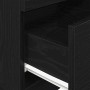 Mesilla de noche con 2 cajones negro 36x36x68 cm de , Mesitas de noche - Ref: Foro24-858580, Precio: 64,88 €, Descuento: %