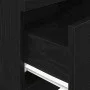 Mesilla de noche con 2 cajones negro 36x36x68 cm de , Mesitas de noche - Ref: Foro24-858580, Precio: 60,49 €, Descuento: %
