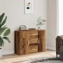 Aparador de madera de ingeniería envejecida 90x29,5x65 cm de , Aparadores - Ref: Foro24-855978, Precio: 92,92 €, Descuento: %