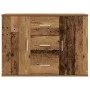 Aparador de madera de ingeniería envejecida 90x29,5x65 cm de , Aparadores - Ref: Foro24-855978, Precio: 92,92 €, Descuento: %