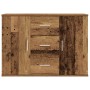 Aparador de madera de ingeniería envejecida 90x29,5x65 cm by , Sideboards - Ref: Foro24-855978, Price: 94,11 €, Discount: %