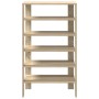 Mueble zapatero madera contrachapada roble Sonoma 61x32x105 cm de , Zapateros y organizadores de calzado - Ref: Foro24-859862...