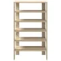 Mueble zapatero madera contrachapada roble Sonoma 61x32x105 cm von , Schuhregale und Schuhorganisatoren - Ref: Foro24-859862,...