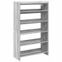Mueble zapatero madera contrachapada gris sonoma 60x25x100 cm de , Zapateros y organizadores de calzado - Ref: Foro24-859874,...
