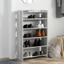 Mueble zapatero madera contrachapada gris sonoma 60x25x100 cm de , Zapateros y organizadores de calzado - Ref: Foro24-859874,...