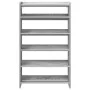 Mueble zapatero madera contrachapada gris sonoma 60x25x100 cm de , Zapateros y organizadores de calzado - Ref: Foro24-859874,...