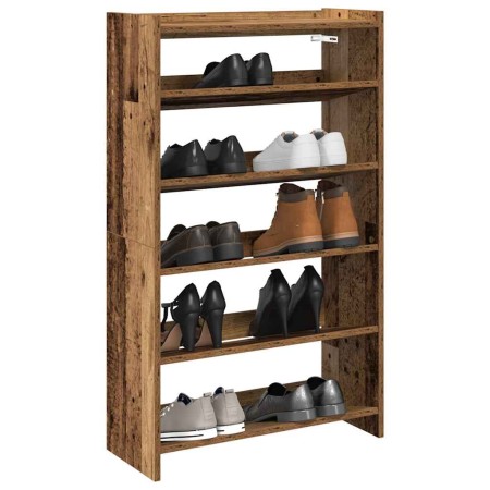 Mueble zapatero madera contrachapada madera vieja 60x25x100 cm by , Shoe racks and shoe organizers - Ref: Foro24-859876, Pric...