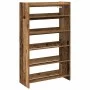 Mueble zapatero madera contrachapada madera vieja 60x25x100 cm by , Shoe racks and shoe organizers - Ref: Foro24-859876, Pric...