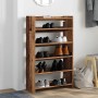 Mueble zapatero madera contrachapada madera vieja 60x25x100 cm by , Shoe racks and shoe organizers - Ref: Foro24-859876, Pric...