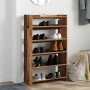 Mueble zapatero madera contrachapada madera vieja 60x25x100 cm by , Shoe racks and shoe organizers - Ref: Foro24-859876, Pric...
