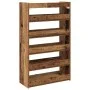 Mueble zapatero madera contrachapada madera vieja 60x25x100 cm by , Shoe racks and shoe organizers - Ref: Foro24-859876, Pric...