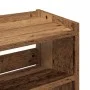 Mueble zapatero madera contrachapada madera vieja 60x25x100 cm by , Shoe racks and shoe organizers - Ref: Foro24-859876, Pric...