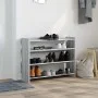 Mueble zapatero madera contrachapada gris sonoma 80x25x62 cm von , Schuhregale und Schuhorganisatoren - Ref: Foro24-859919, P...