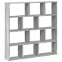 Estante cubo de pared 12 compartimentos madera gris sonoma by , Shelves and shelves - Ref: Foro24-860009, Price: 69,51 €, Dis...