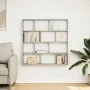 Estante cubo de pared 12 compartimentos madera gris sonoma by , Shelves and shelves - Ref: Foro24-860009, Price: 69,51 €, Dis...