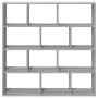 Estante cubo de pared 12 compartimentos madera gris sonoma by , Shelves and shelves - Ref: Foro24-860009, Price: 69,51 €, Dis...