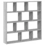 Estante cubo de pared 12 compartimentos madera gris sonoma by , Shelves and shelves - Ref: Foro24-860009, Price: 69,51 €, Dis...