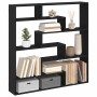 Estante cubo de pared 7 compartimentos madera ingeniería negro by , Shelves and shelves - Ref: Foro24-860023, Price: 74,04 €,...