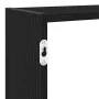 Estante cubo de pared 7 compartimentos madera ingeniería negro von , Regale und Regale - Ref: Foro24-860023, Preis: 74,04 €, ...