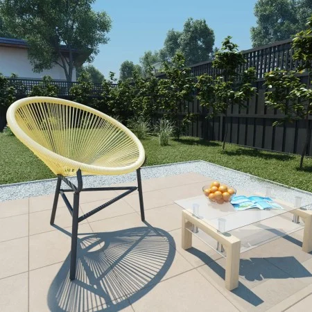 Acapulco round chair beige synthetic rattan by vidaXL, Garden chairs - Ref: Foro24-313139, Price: 78,82 €, Discount: %