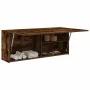 Mueble pared baño madera ingeniería roble ahumado 100x25x40 cm von , Badezimmerwaschtische - Ref: Foro24-860107, Preis: 72,50...