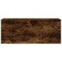 Mueble pared baño madera ingeniería roble ahumado 100x25x40 cm by , bathroom vanities - Ref: Foro24-860107, Price: 73,41 €, D...