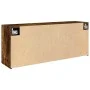 Mueble pared baño madera ingeniería roble ahumado 100x25x40 cm von , Badezimmerwaschtische - Ref: Foro24-860107, Preis: 72,50...