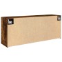 Mueble pared baño madera ingeniería roble ahumado 100x25x40 cm by , bathroom vanities - Ref: Foro24-860107, Price: 73,41 €, D...