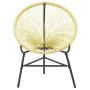 Acapulco round chair beige synthetic rattan by vidaXL, Garden chairs - Ref: Foro24-313139, Price: 78,82 €, Discount: %