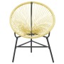 Acapulco runder Stuhl aus beigem synthetischem Rattan von vidaXL, Gartenstühle - Ref: Foro24-313139, Preis: 78,43 €, Rabatt: %