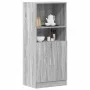 Mueble de cocina madera ingeniería gris sonoma 57x41,5x131,5 cm von , Küchenschränke - Ref: Foro24-860126, Preis: 104,13 €, R...