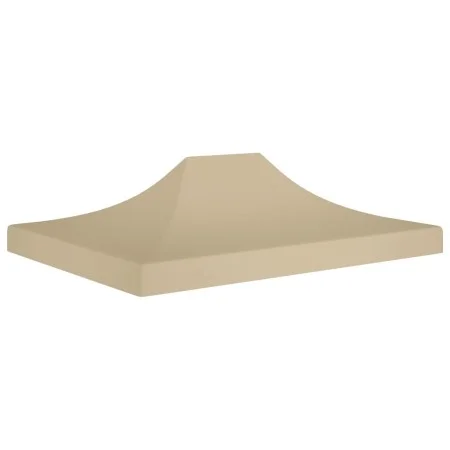 Techo de carpa para celebraciones beige 4x3 m 270 g/m² de vidaXL, Cubiertas para carpas y cenadores - Ref: Foro24-315353, Pre...