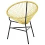 Acapulco round chair beige synthetic rattan by vidaXL, Garden chairs - Ref: Foro24-313139, Price: 78,82 €, Discount: %