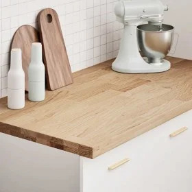 Encimera de cocina rectangular madera maciza roble by , Table tops - Ref: Foro24-4009005, Price: 168,18 €, Discount: %