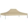 Techo de carpa para celebraciones beige 4x3 m 270 g/m² de vidaXL, Cubiertas para carpas y cenadores - Ref: Foro24-315353, Pre...