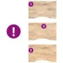 Tablero escritorio rectangular madera maciza roble sin tratar by , Table tops - Ref: Foro24-4009007, Price: 54,03 €, Discount: %