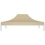 Techo de carpa para celebraciones beige 4x3 m 270 g/m² de vidaXL, Cubiertas para carpas y cenadores - Ref: Foro24-315353, Pre...