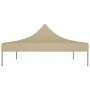 Techo de carpa para celebraciones beige 4x3 m 270 g/m² de vidaXL, Cubiertas para carpas y cenadores - Ref: Foro24-315353, Pre...
