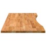 Tablero escritorio rectangular madera maciza roble marrón claro by , Table tops - Ref: Foro24-4009024, Price: 115,80 €, Disco...