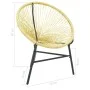 Acapulco round chair beige synthetic rattan by vidaXL, Garden chairs - Ref: Foro24-313139, Price: 78,82 €, Discount: %