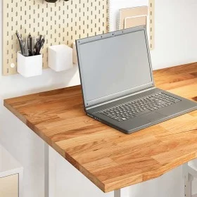 Tablero escritorio rectangular madera maciza roble marrón claro by , Table tops - Ref: Foro24-4009026, Price: 126,94 €, Disco...