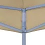 Techo de carpa para celebraciones beige 4x3 m 270 g/m² de vidaXL, Cubiertas para carpas y cenadores - Ref: Foro24-315353, Pre...