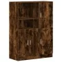 Set de muebles de cocina 2 pzas madera ingeniería roble ahumado von , Regale und Regale - Ref: Foro24-3324146, Preis: 183,99 ...